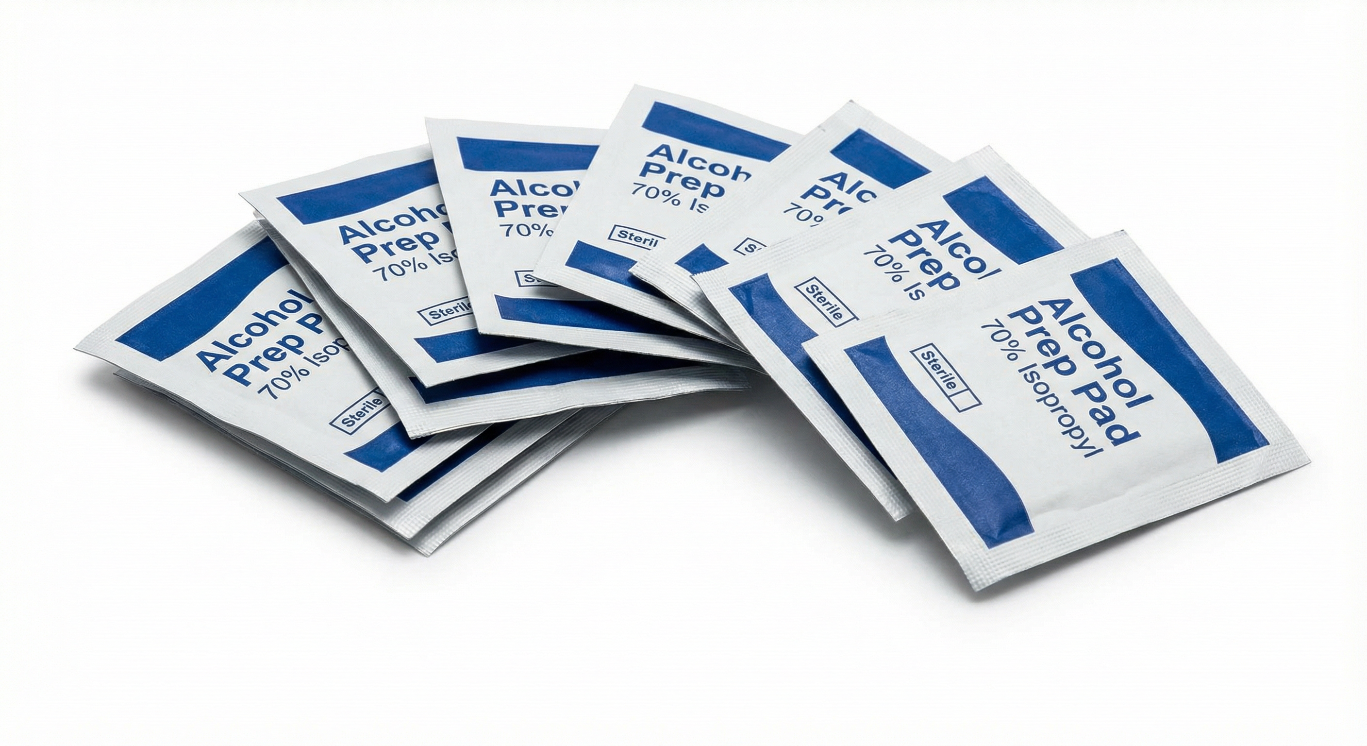 Alcohol swabs - Pre-saturated alcohol prep pads for skin disinfection